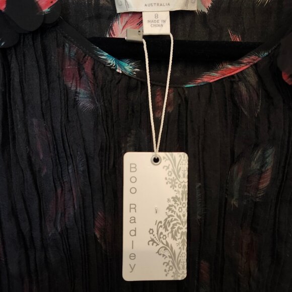 Boo Radley "Feather" Shift Dress Size 8 - Picture 4 of 6